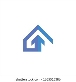 Initial letter gf or fg logo design template
