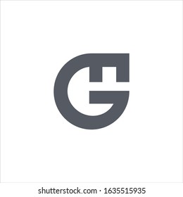 Initial letter gf or fg logo vector templates