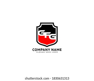 Initial Letter GFG Logo Template Design