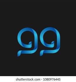 Initial Letter GG Logo Design