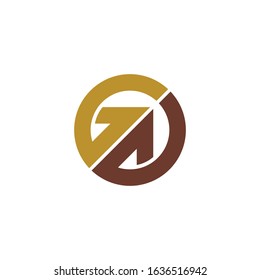 Initial letter gg logo design template