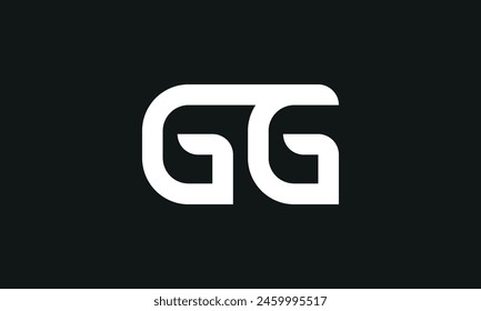 Initial Letter GG Logo Design. GG Logo Design. Creative And Modern GG logo.