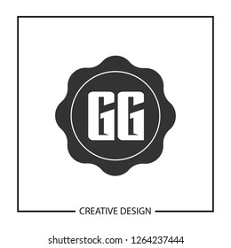 Initial Letter GG Logo Template Design