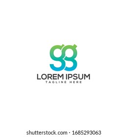 Initial letter G/GG logo design template elements.