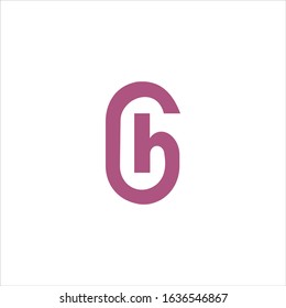 initial letter gh or hg logo vector design