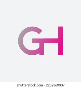 Initialbuchstaben-GH-Logo-Design
