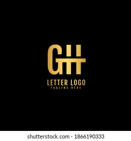 Initial Letter GH Logotype Firmenname Monogramm Design für Unternehmen und Business Logo.
