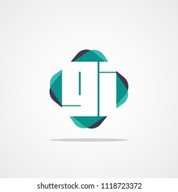 Initial Letter GI Logo Template Design
