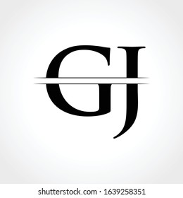 Initial Letter GJ Creative Logo Design vector Template. Abstract Letter GJ logo Design