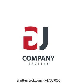 Initial Letter GJ Design Logo
