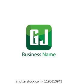 Initial Letter GJ Logo Template Design