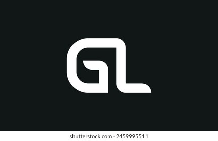 Diseño inicial del logotipo de la letra GL. Diseño de Logotipo GL. Logo de GL creativo y moderno.