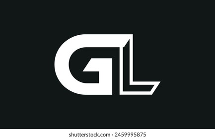 Diseño inicial del logotipo de la letra GL. Diseño de Logotipo GL. Logo de GL creativo y moderno.