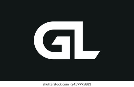 Diseño inicial del logotipo de la letra GL. Diseño de Logotipo GL. Logo de GL creativo y moderno.