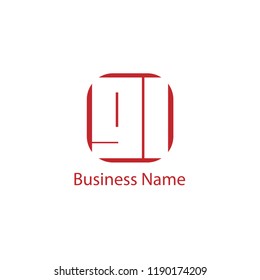 Initial Letter GL Logo Template Design