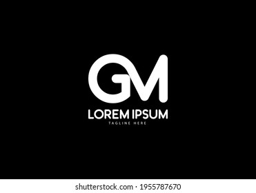 Ursprüngliche Letter GM Company in Fettdruck