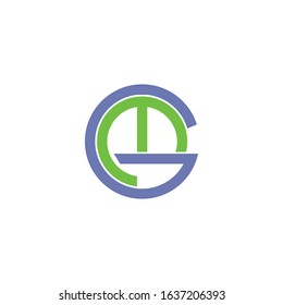 Initial letter gm or mg logo vector design templates