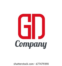 Initial Letter GN Design Logo