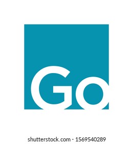 Initial Letter GO Logo Template Vector Design