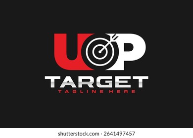 initial letter UP goal logo