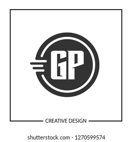 Initial Letter GP Logo Template Design