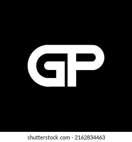 Initial letter GP monogram logo concept