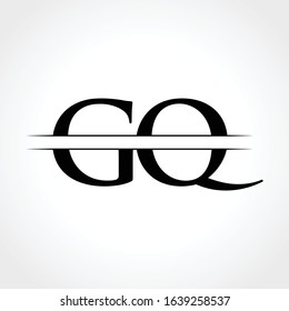 Initial Letter GQ Creative Logo Design vector Template. Abstract Letter GQ logo Design