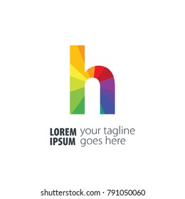 Initial Letter Gradient Logo