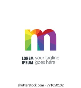 Initial Letter Gradient Logo
