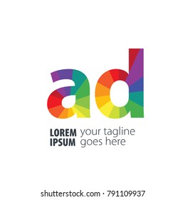 Initial Letter Gradient Logo