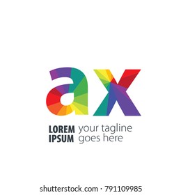 Initial Letter Gradient Logo