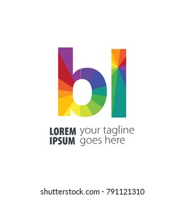 Initial Letter Gradient Logo