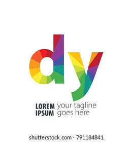 Initial Letter Gradient Logo