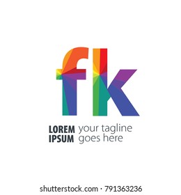 Initial Letter Gradient Logo
