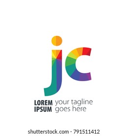 Initial Letter Gradient Logo