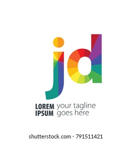 Initial Letter Gradient Logo