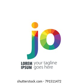 Initial Letter Gradient Logo