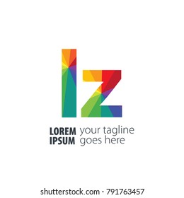 Initial Letter Gradient Logo