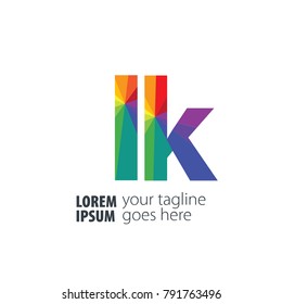 Initial Letter Gradient Logo