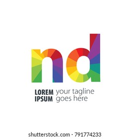Initial Letter Gradient Logo