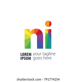 Initial Letter Gradient Logo