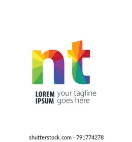 Initial Letter Gradient Logo