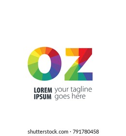 Initial Letter Gradient Logo