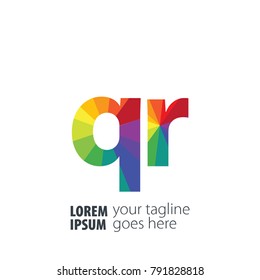 Initial Letter Gradient Logo
