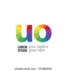 Initial Letter Gradient Logo
