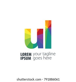 Initial Letter Gradient Logo