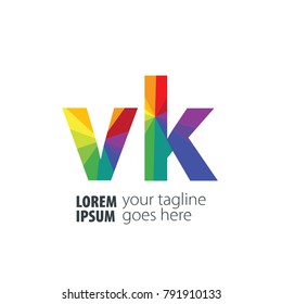 Initial Letter Gradient Logo