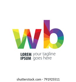 Initial Letter Gradient Logo