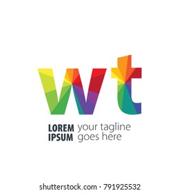 Initial Letter Gradient Logo