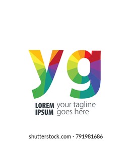 Initial Letter Gradient Logo